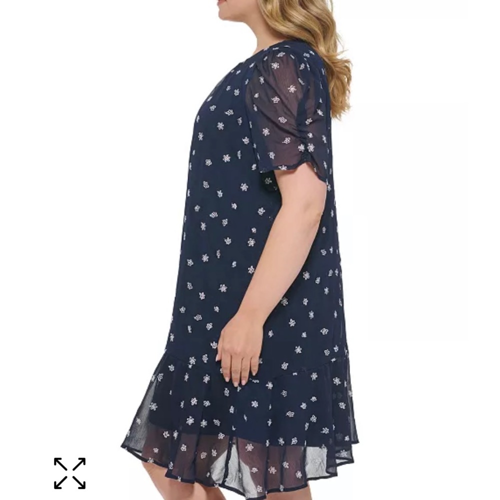 DKNY plus size printed dress - Picture 4 of 8